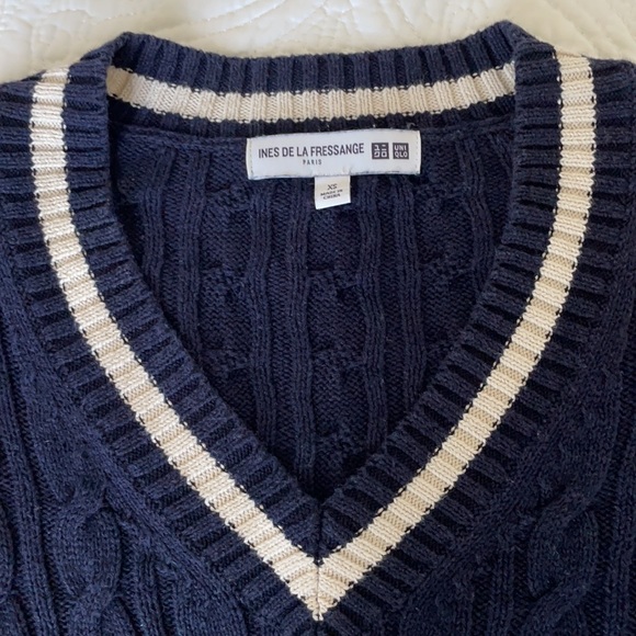 Uniqlo Inès de La Fressange cotton linen sweater - Picture 2 of 2